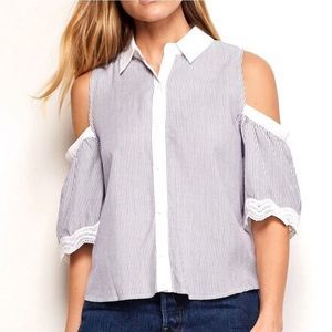 BB Dakota jagger striped blouse